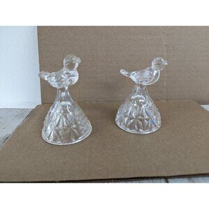 Hofbauer The Byrdes Mini Tapered Candlestick Holders Birds Set of 2--1 Defective